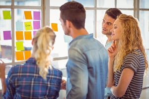 Inhouse-Seminare - Gruppe in einer Seminararbeit